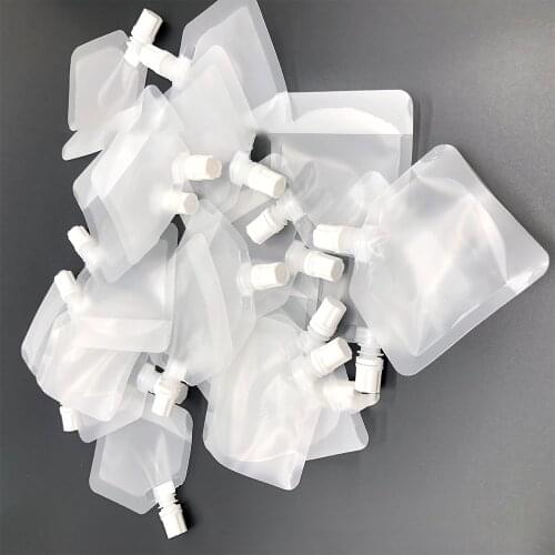 100pcs 10ml Empty Plastic Cosmetic Makeup Bag Scrub Transparent Sample Container Eyeshadow Cream Lip Balm Container Storage Box