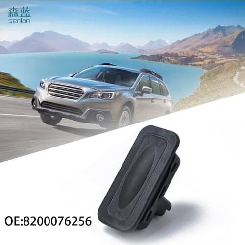 Hot Car Back-up Switch Boot Tailgate Trunk Release Switch 8200076256 for Renault Clio Megane Captur Kangoo Black Luggage Switch