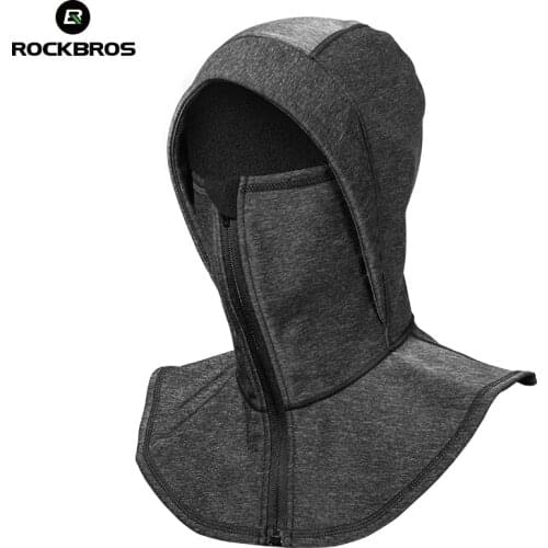 ROCKBROS Winter Thermal Cycling Cap Hat Headwear Fleece Keep Warm Windproof Riding Face Mask Skiing Bibs Snowboard Neck Warmer