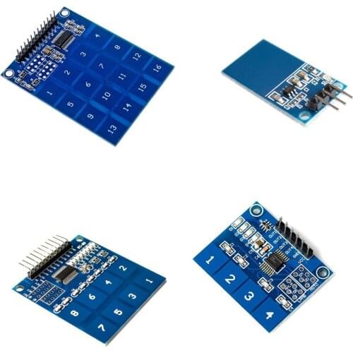 TTP223 / TTP224 / TTP226 / TTP229 Switch Touch Sensor Digital 1 / 4 / 8 / 16 channel Touch Capacitive Module
