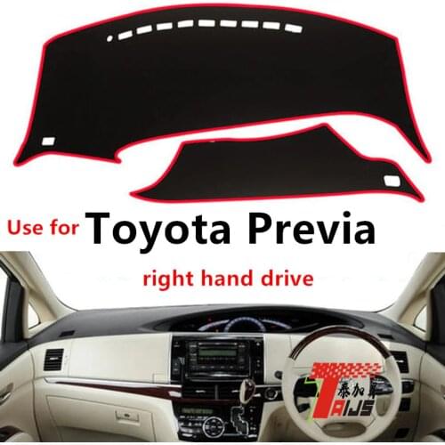 TAIJS Factory Anti dust Good Quality Polyester Fibre Car Dashboard Cover For TOYOTA Previa Right hand drive