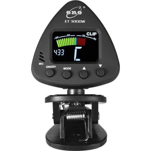 ET 3000W Flute Tuner Wind Instruments Tuner Supports Mic & Clip-on Tuning Modes for Saxophone Clarinet Trumpet Flute