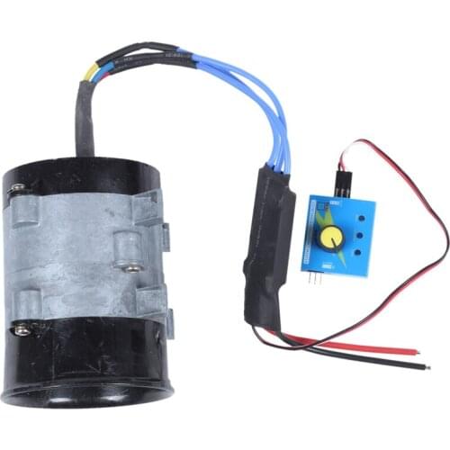 Universal Car Electric Turbine Power Turbo Charger Tan Boost Air Intake Fan 12V