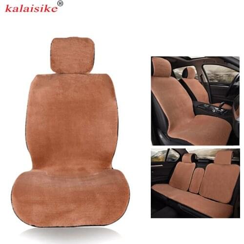Kalaisike plush universal autumn and winter car seat cover for Most Automobiles Interior accessories car styling auto Cushion
