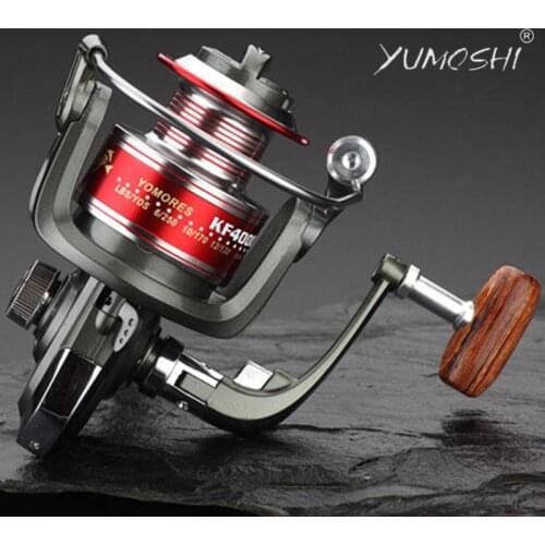 YUMOSHI KF 12+1BB sturdy all-metal rocker fishing vessel fishing reel spinning fly wheel Rockies pole wheel