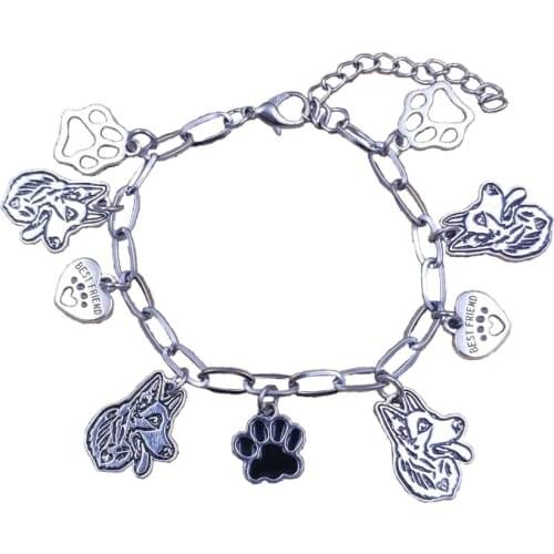 14 Styles Anklets Summer Beach Foot Jewelry Stainless Steel Dog Animal Ankle Chains Antique Sexy Women Men Drop Shipping A142