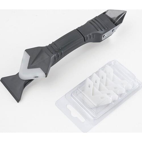 3 In1 Glass Glue Angle Scraper Caulking Tool Shovel binder Multifunctional Rubber Shovel Silicone Remover Angle Seam Shovel