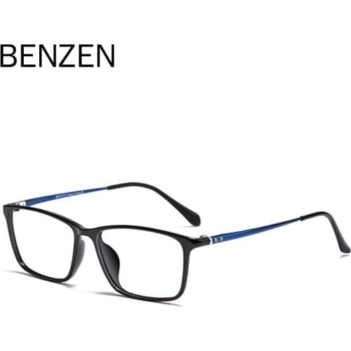 BENZEN Optical Glasses Frame Men Lightweight TR 90 Myopia Prescription Eyeglasses Male Eyewear
