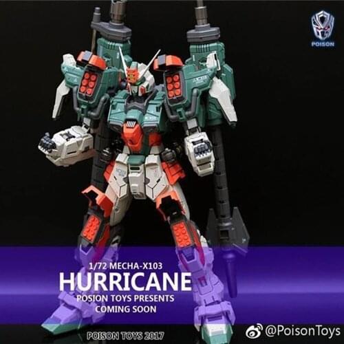 1/72 Moshow Poison Toys Mecha-X103 HURRICANE FINISHED Action Figure Cheap Shipping Fee