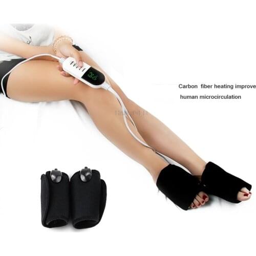 Electric Heating moxibustion Foot belt Far Infrared Physiotherapy Ankle Support Circulation Heating Pad foot Relax Pain Relief