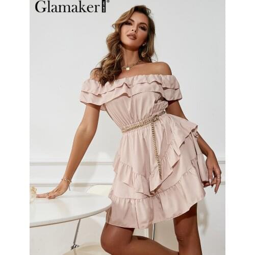 Праздничные летние платья Glamaker China At AliExpress