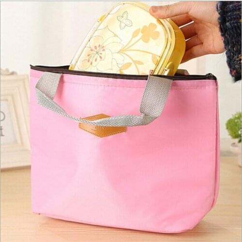 Hot Insulated Tinfoil Aluminum Cooler Thermal Picnic Lunch Bag Waterproof Travel Tote Box Fashion 4 Candy Colors PA673918