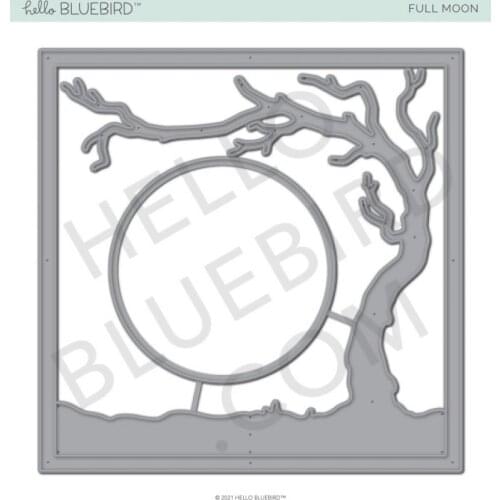 2021 AliliArts Metal Cutting Dies Full Moon Scene diy Scrapbooking Photo Album Decorative Embossing PaperCard Crafts Die