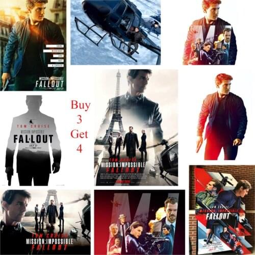 Mission Impossible - Fallout Posters Glossy Posters Home Decoration Wall Posters Clear Image