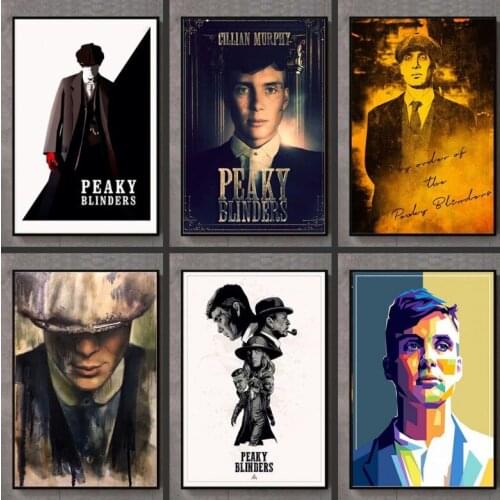 Peaky Blinders Season TV Series Canvas Painting Wall Art Home Poster Art Decor Painting for Living Room Decor No FRAME