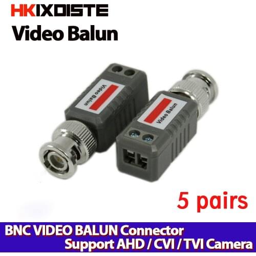 Hottest CCTV Accessories CCTV Passive BNC Video Balun to UTP Transceiver Connector for IP Camera