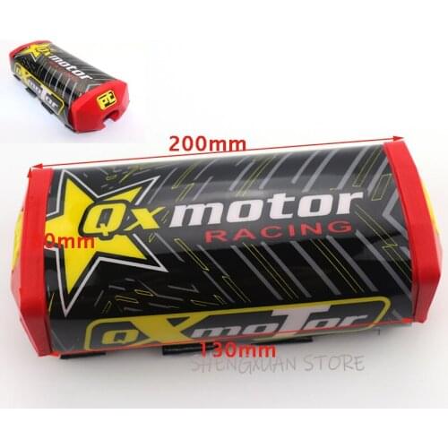 1 1/8" Handlebar Fat Bar Pad Slider Grip For CRF RMZ KTM YZF ATV Dirt Pit BikeMotorcycle Motocross Enduro red