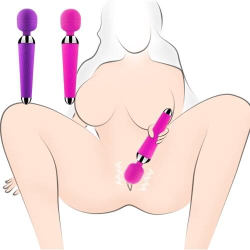 G-Spot Vibrating Powerful Magic Wand AV Vibrator Sex Toys For Woman Clitoris Stimulator Sex Shop Toy For Adults Dildo For Woman