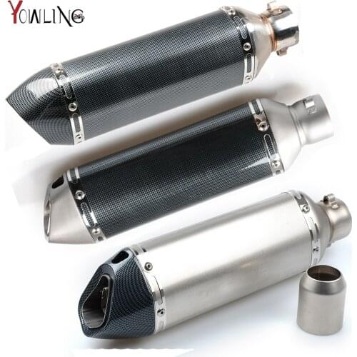 Motorcycle exhaust Modified Exhaust Muffler pipe For Yamaha R1 R6 R6S FZ1 FZ6 FZ6R FZ8 MT 01/03 YZF R1 R6 FJR 1300 FZ6R V-MAX