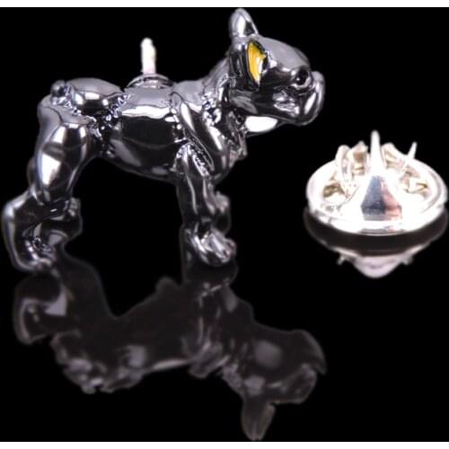 High quality jewelry mens Brooch Lapel Pin New badge Lovely Dog Brooch mens wedding dress jewelry accessories pin gift