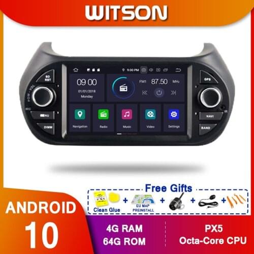 WITSON! Android10 Octa core PX5 CAR DVD player For FIAT FIORINO QUBO IPS SCREEN 4GB RAM 64GB ROM CAR GPS NAVIGATION