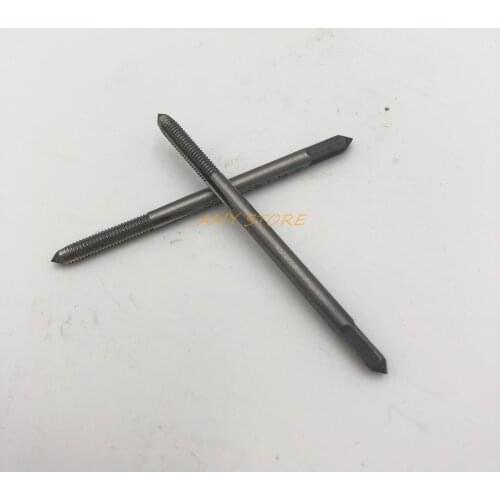 2pcs HSS M3x0.5 M3 3mm Thread 3 Flutes Machine Screw Metric Plug Tap LXM