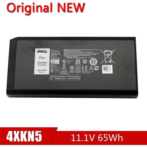 4XKN5 NEW Original Laptop Battery For DELL Latitude 12 (7204) 14 (7404) E5404 E7404 11.1V 65Wh CJ2K1 X8VWF