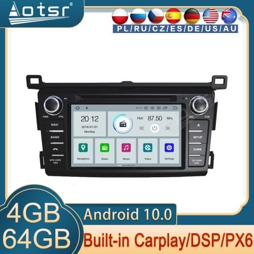 Car Audio For Toyota RAV 4 RAV-4 2013 2014 2015 2016 2017 Android Radio Multimedia Player GPS Navigation Headunit Carplay Stereo