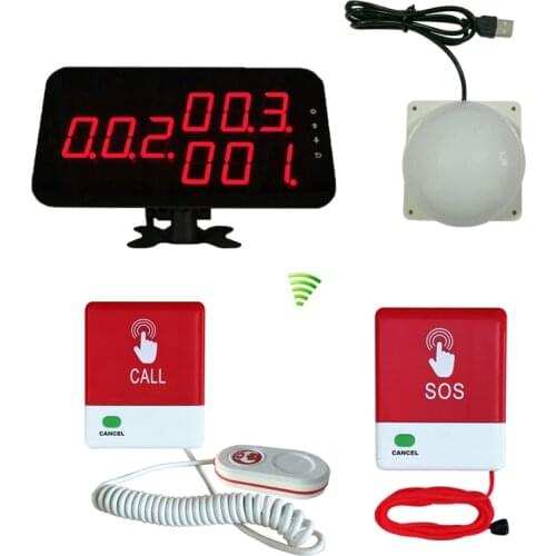 Hospital Wireless Emergency Calling System Waterproof Toilet Patient Call Button