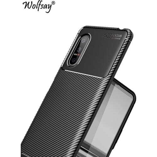 For Sony Xperia 5 II Case Bumper Silicone Carbon Fiber Shockproof Phone Case For Sony Xperia 5 II Cover Case For Sony Xperia 5II