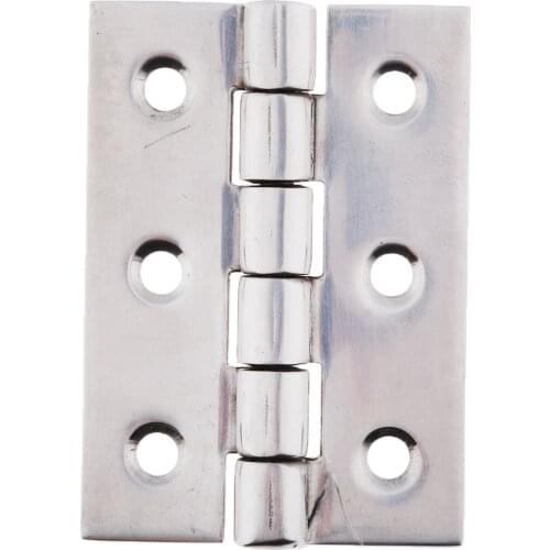 Door Butt Hinge 316 Marine Grade Stainless Steel Polished DIY Boat 60 x 42mm