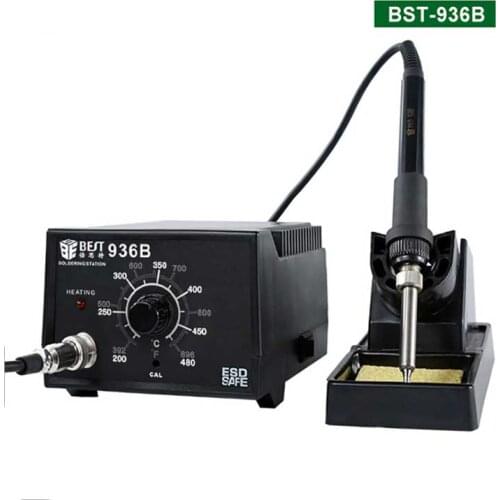 Electric Soldering iron BEST 936B anti-static temperature adjustable welding tool set solder station for mobile phone repair