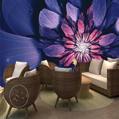 European dream fashion flower TV background wall professional production mural wholesale wallpaper poster photo wall