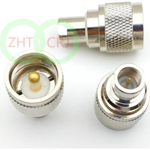 FME Male to UHF PL-259 Male Antenna Connector New