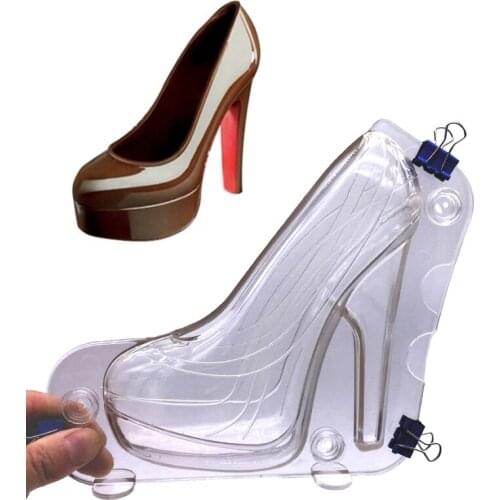 Large Size Stereo High heel Chocolate Mold Baking DIY Candy Jelly Fondant Cake Decorating Tools