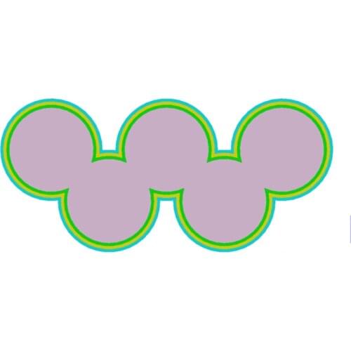 Five Clouds Shape Cake Decorating Fondant Cutters Tools,Circle Plant Fruit Cookie Molds,Direct Selling