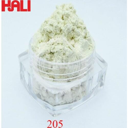Interference pearl pigment,iridescent pearlescent pigment,1lot=100gram 205 pearl golden mica powders, free shipping