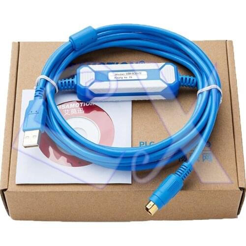 Programming cable for Mitsubishi PLC USB communication cable download data communication cable FX series USB-SC09-FX