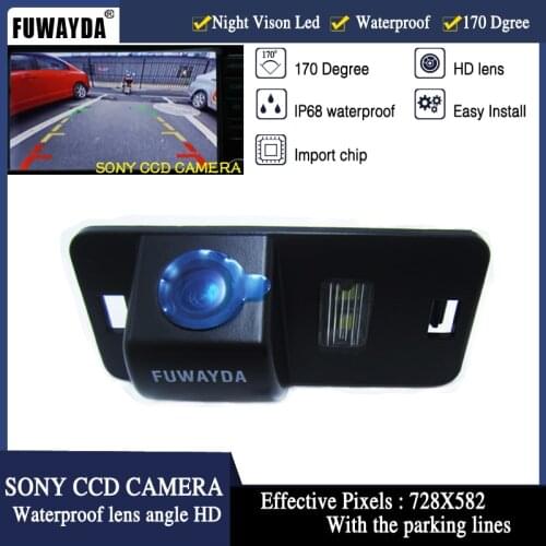FUWAYDA SONY CCD Car Rear View Reverse Parking CAMERA for BMW 1/3/5/6/7 Series X5 X6 E46 E53 E70 E71 E39 E60N E61N WATERPROOF HD