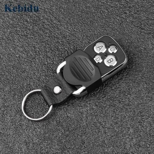 KEBIDU RF 433Mhz Remote Control Copy Code Remote 4 Channel Cloning Duplicator Key Fob Distance Garage Door Controller Universal