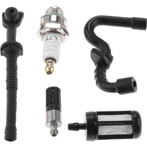 1SET Chainsaw Air Filter Fuel Oil Line Filter Spark Plug Kit For Stihl 017 018 MS170 MS180 MS 170 180 Chainsaw Parts
