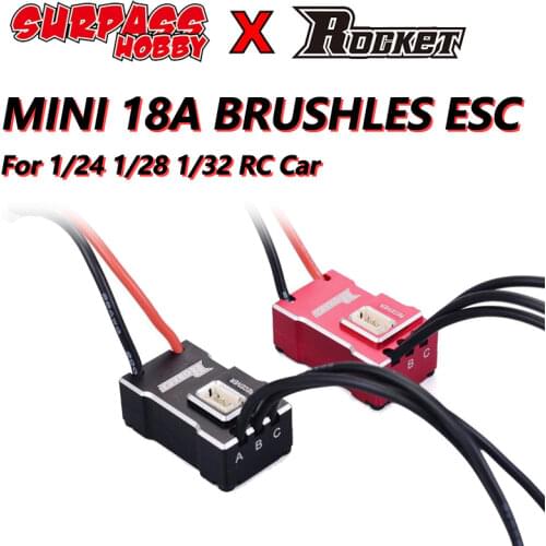 Surpass Hobby Mini 18A Brushless ESC Electric Speed Controller for Atomic DRZ Kyosho 1/24 1/28 1/32 RC Mini Drift Car