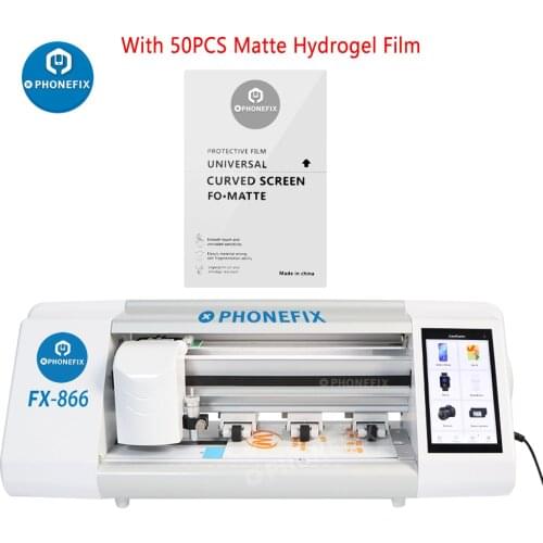 PHONEFIX FX-866 Intelligent Auto Cutting Machine LCD Screen Mobile Phone Front Glass Back Cover Protect Film Cut Protective Tool