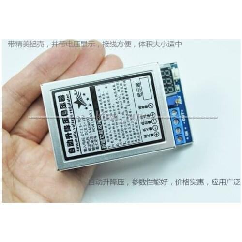 DYKB 80W 5A DC-DC Converter Automatic lifting Buck-Boost voltage regulator 5V 12V 24V Power Module w/ volt display
