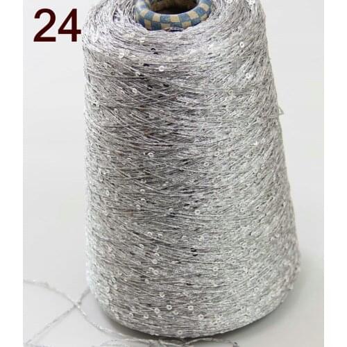 About Sales Pitch 5cm Diameter 3mm 500g Sequi Hand-Knitted C Rochet Handmade Yarn 920_24 Gray