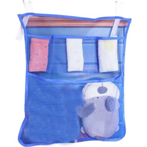 Hanging Bag Mesh Design Anti-corrosion Sun-proof Children Bathing Storage Bags Babies Bath Toy Holders Kids Bathing Accessories