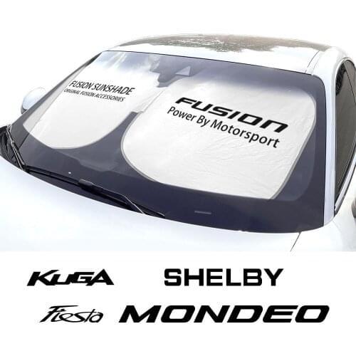 Car Windshield Sunshades Parasol Cover For Ford Fusion Fiesta Mustang Edge Escape Explorer Ghia Auto Sun Shade Anti UV Reflector
