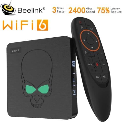 Beelink GT KING WIFI 6 Amlogic S922X Android 9.0 Smart Tv Box 4GB DDR4 64GB 2.4G 5G Wifi 1000Mbps BT 4K Media Player TV Receiver