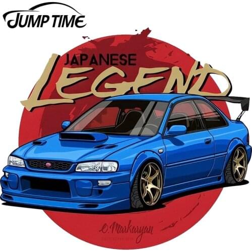 JumpTime 13cm x 11.3cm For Subaru Impreza 2.5 RS Funny Vinyl Sticker Car Bumper Decal Waterproof Car Styling Car Accessories