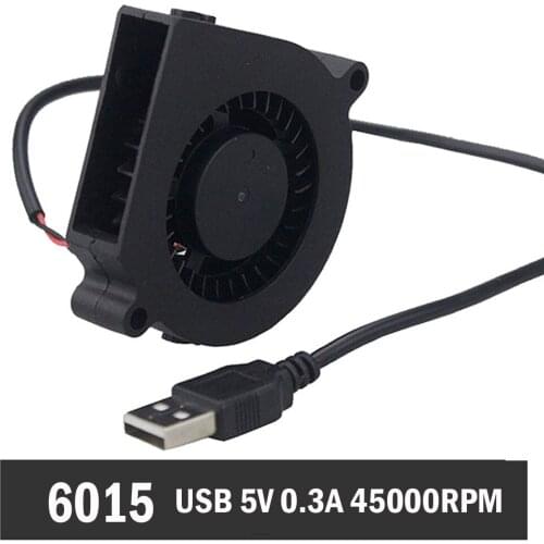 1 Piece Gdstime DC 5V 60x15mm 6015S Brushless Cooling Blower Fan USB 60mm